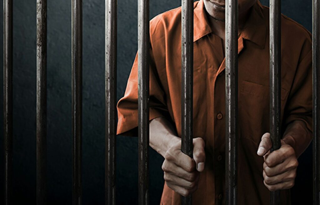 Criminal in prison